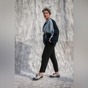 James Perse Black Ankle Pants